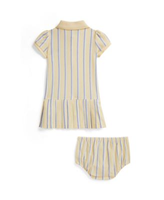 Baby Girls' Striped Polo Dress and Bloomers