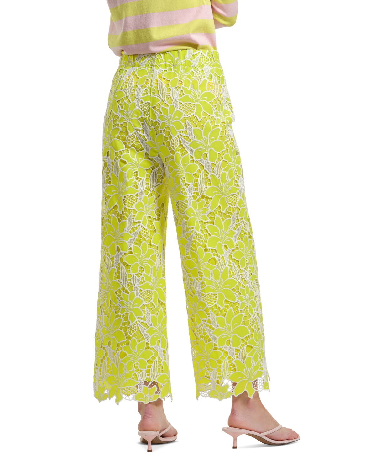 Isaac Mizrahi Women's High-Rise Straight Leg Pants