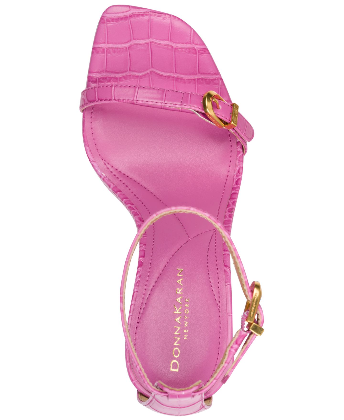Женские сандалии Donna Karan New York Pryce Buckle Ankle-Strap Dress Sandals, цвет: Bimini — фото 4