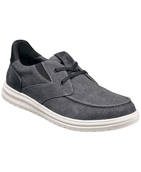 Мужские туфли Nunn Bush Brew City Moc-Toe Oxford, цвет: Чёрный разноцветный