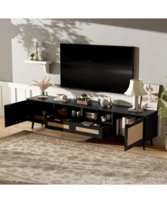 Rattan TV Stand for TVs