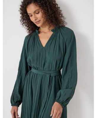 Women's Ruffled Long Sleeve Mini Dress