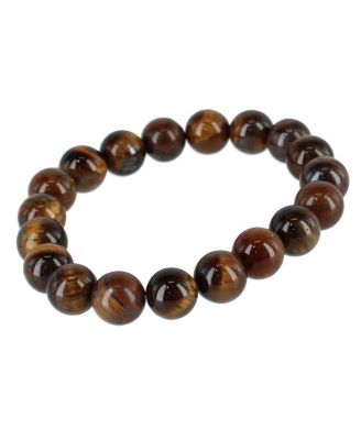 Raja Tiger Eye Stretch Beaded Bracelet