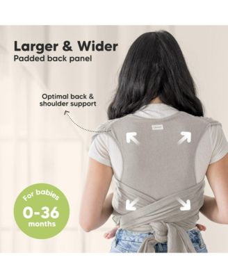 D-Lite Baby Wrap Carrier, Adjustable Baby Carrier, Baby Sling, Newborn, Infant, Toddler 7-44lbs