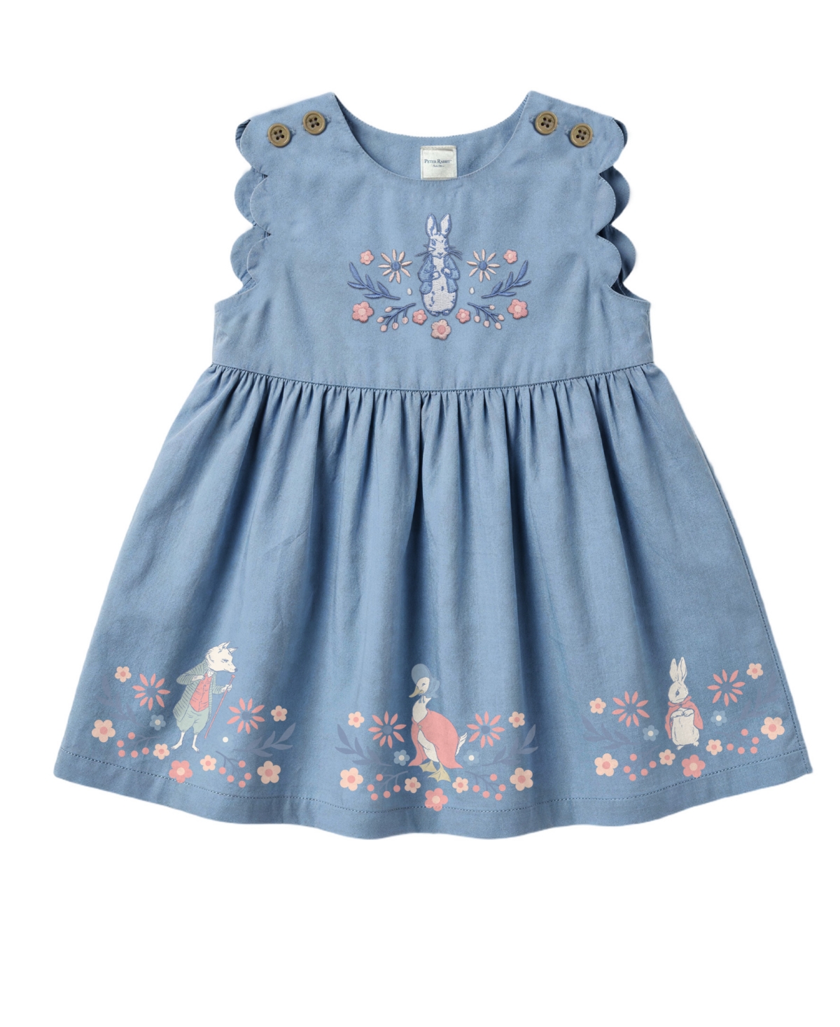 Disney Baby Girls' Peter Rabbit Crewneck Dress