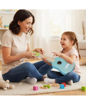 Kids Beginner Ukulele with Nylon Strings and Basswood Body for Early Music Learning