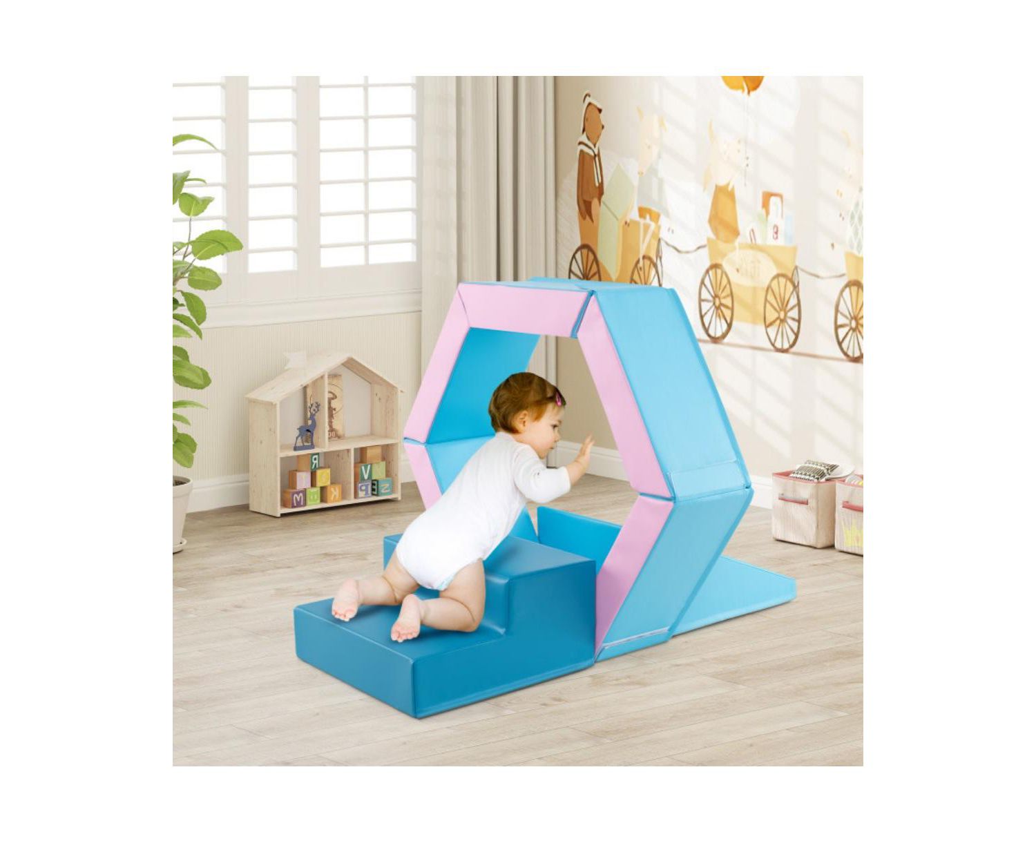 3 Piece Baby Foam Climbing Set with 100 Ocean Balls