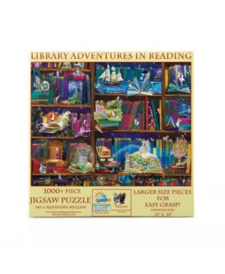 Library Adventures in Reading 1000 piece Jigsaw Puzzle for Adults Large Pieces