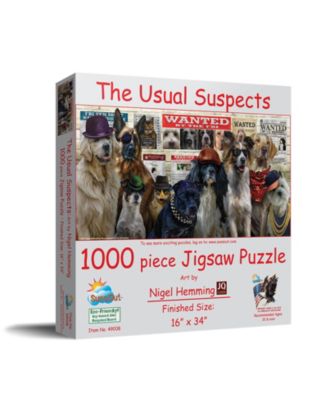 The Usual Suspects 1000 piece Jigsaw Puzzle for Adults