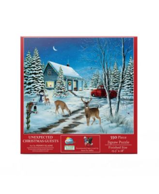 Unexpected Christmas Guests 550 piece Jigsaw Puzzle for Adults Christmas