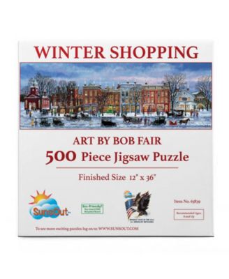 Winter Shopping 500 piece Jigsaw Puzzle for Adults