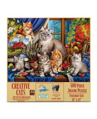 Creative Cats 500 piece Jigsaw Puzzle for Adults