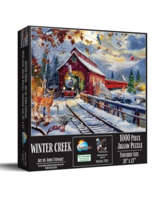 Winter Creek 1000 piece Jigsaw Puzzle for Adults Christmas