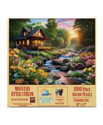 Mountain Otter Stream 1000 piece Jigsaw Puzzle for Adults