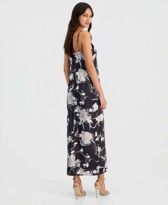 Women's Floral Print Slip Dress