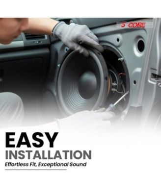 Car Subwoofer 2Pc 10" 3000W Pro Audio Deep Bass Component Sub Woofer 4Ohm Replacement Speaker