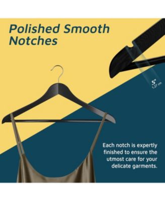 10-Pack Wooden Hangers