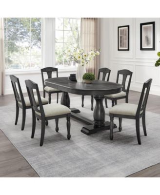 Mid-Century Modern Upholstered Dining Chairs (Set of 2) for Kitchen, Living Room