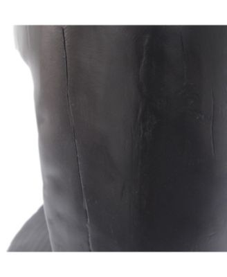 Hollow Side Table, Wood-like texture