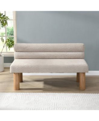 Boucle Ottoman Bench