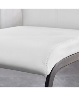 Modern PU Leather Dining Chair (Set of 4)