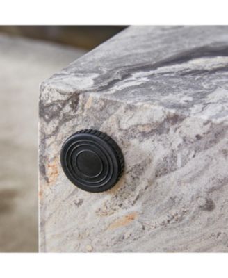 Modern Gray Textured Coffee Table