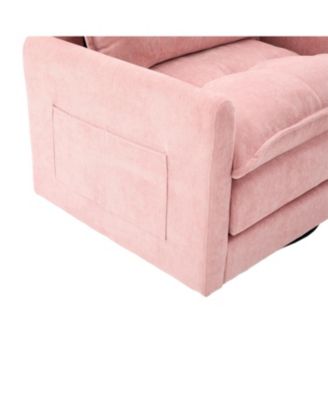 Swivel Barrel Accent Chair - Mid Century Modern