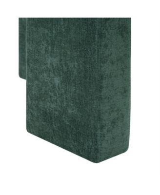 Chenille Accent Chair - Dark Green