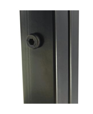 Modern End Table Nightstand - Glass & Wood