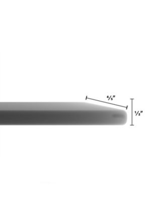 24" Round Black Tempered Glass Table Top - 1/2" Thick