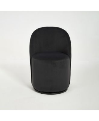 Upholstered Swivel Barrel Dining/Accent Chair