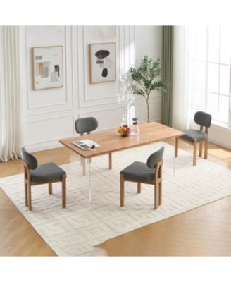 Modern Fabric Upholstered Dining Chairs