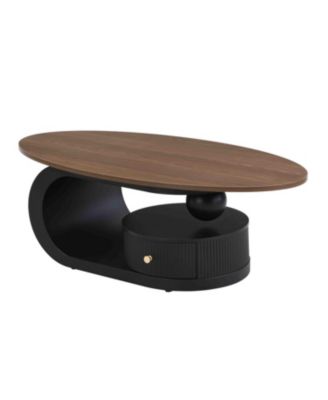 Nesting Coffee Table Set of 2 Black