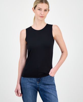Women's Crewneck Layering Tank Top, Created for Macy's