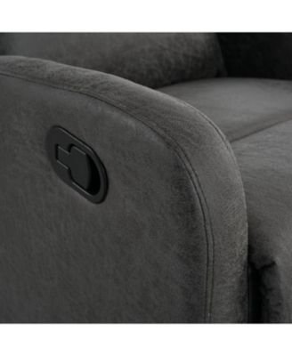 Modern Manual Recliner Chair - Slate Grey