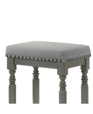 Rustic Gray Counter Stools (Set of 2) - 26 Inch