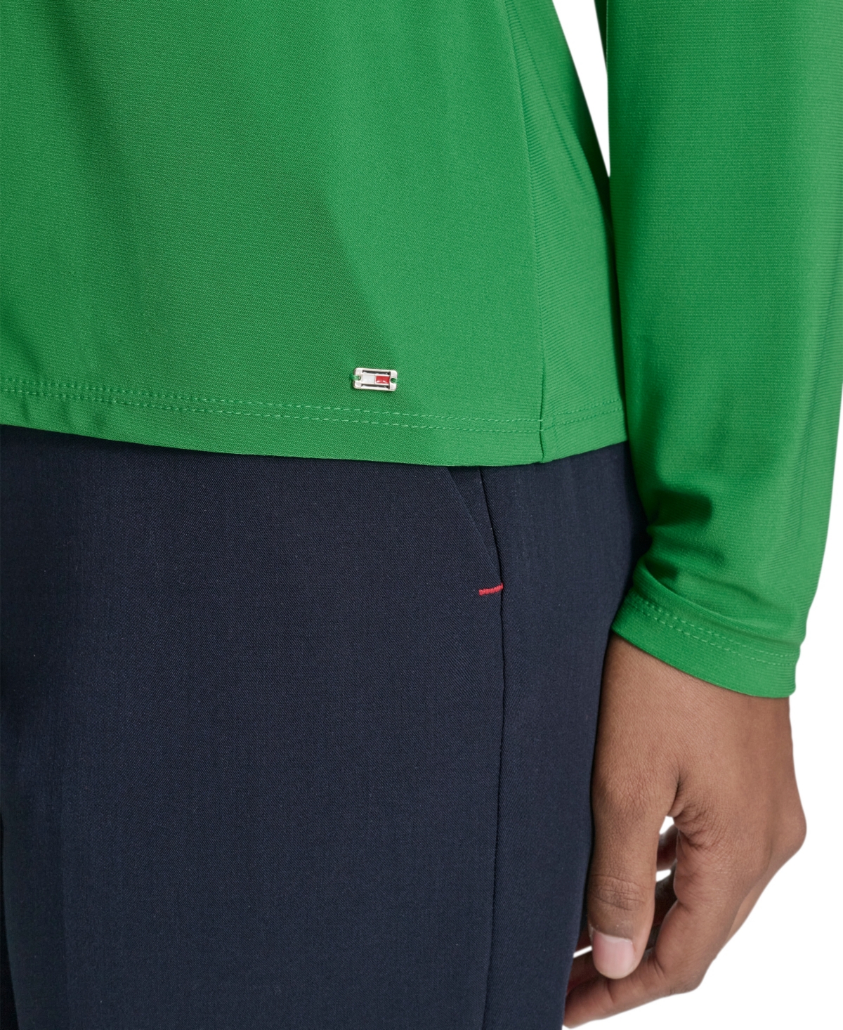 Tommy Hilfiger Women's Long-Sleeve Collared Shirt