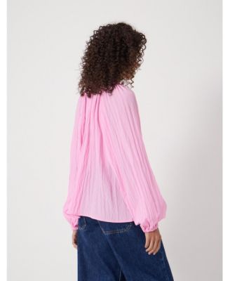 Women's Ruffled Long Sleeve Blouse