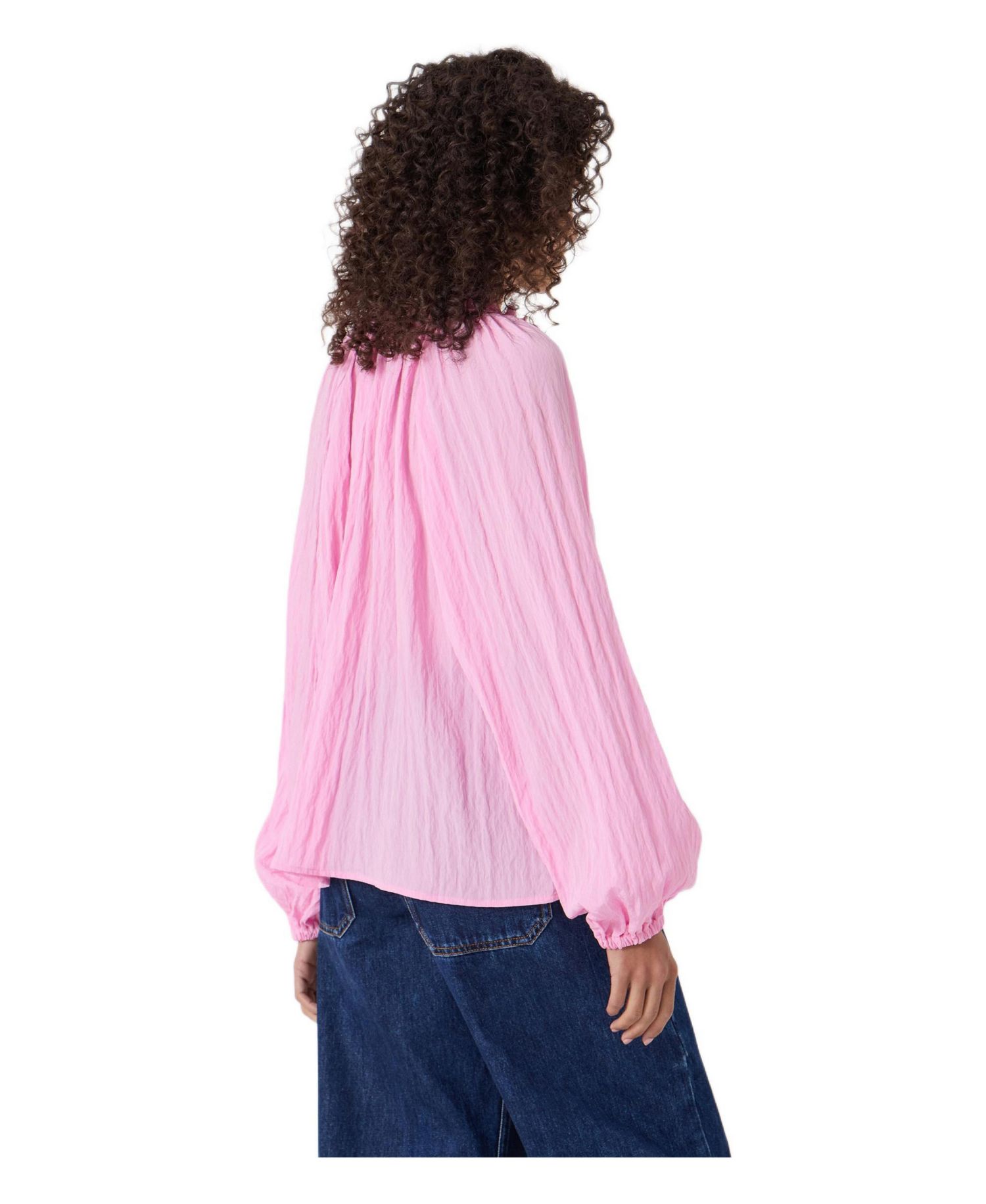 Women's Ruffled Long Sleeve Blouse