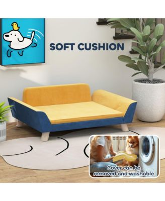 Orange Cat Sofa Bed with Washable Cover