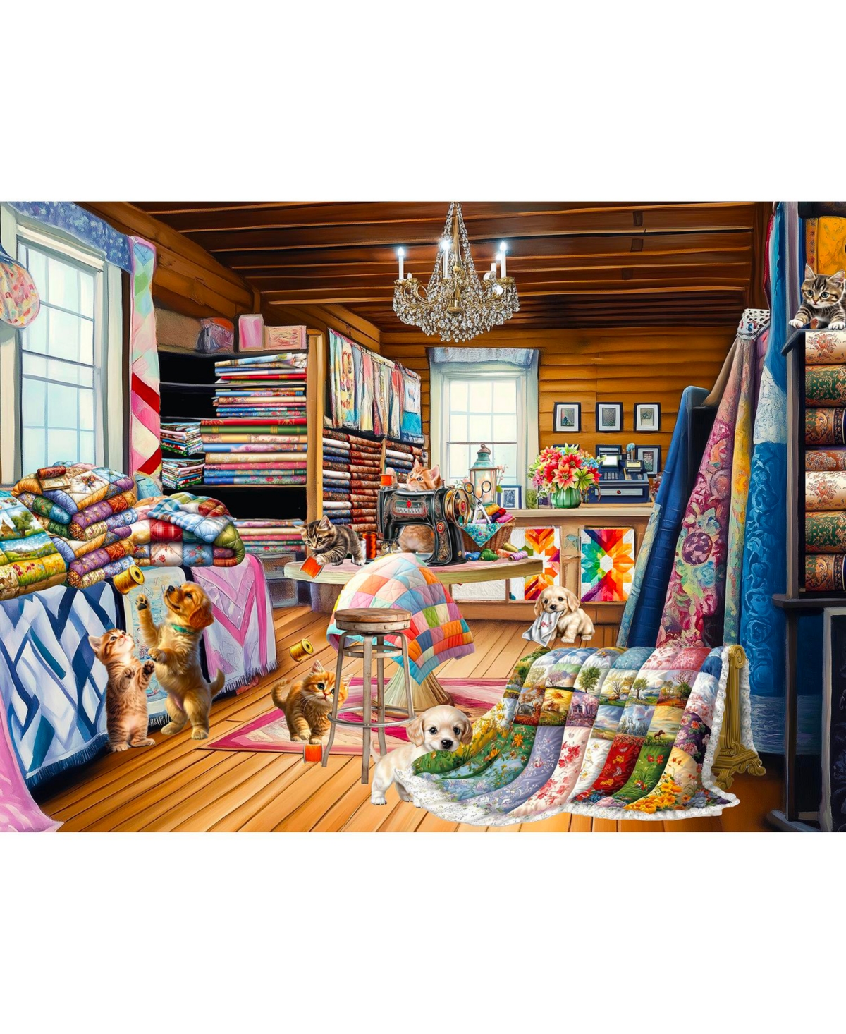 SunsOut When Mamas Away 1000 piece Jigsaw Puzzle for Adults