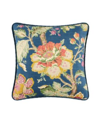 Secret Garden Floral Square Decorative Pillow, 18" x 18"