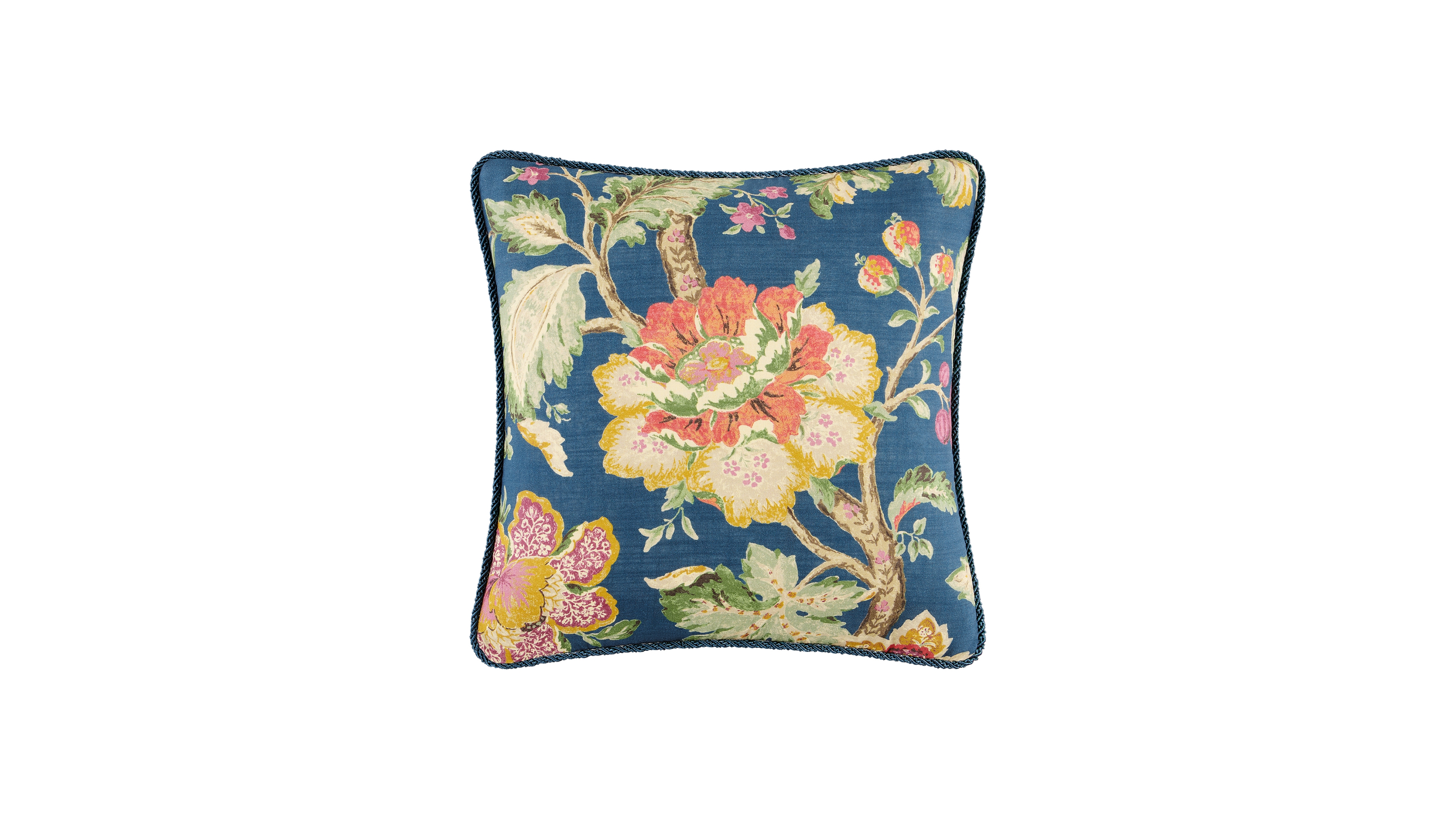 Rose Tree Secret Garden Floral Square Decorative Pillow, 18" x 18"