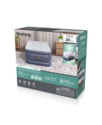 Tritech Air Mattress Inflatable Twin-Sized Bed with Built-In AC Pump