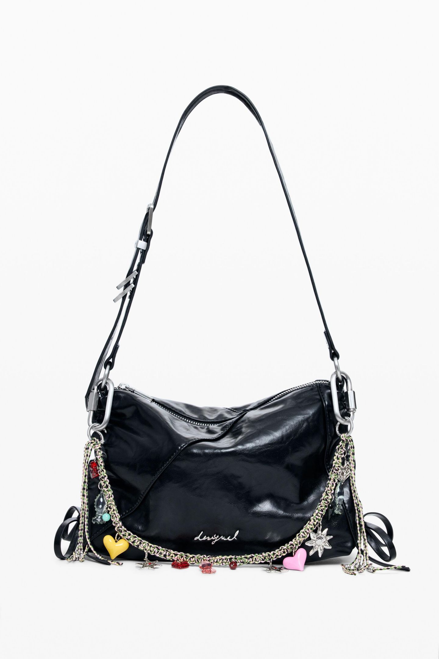 Женская сумка Desigual Leather-Effect, цвет: Чёрный — фото 5