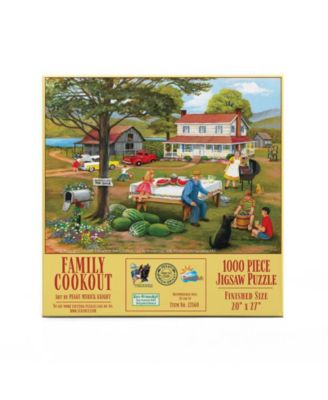 Family Cookout 1000 piece Jigsaw Puzzle for Adults