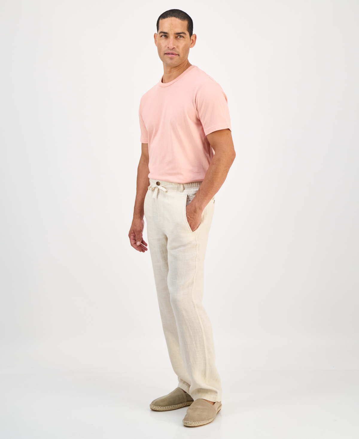Club Room Men's 100% Linen Pants, Created for Macy's