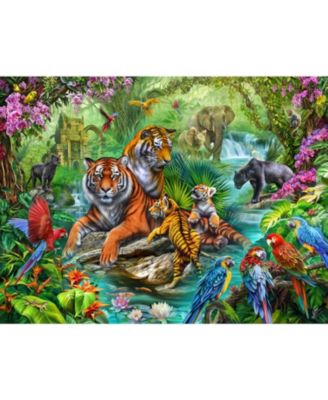 Tiger Jungle 500 piece Jigsaw Puzzle for Adults