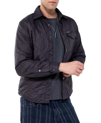 Men's Quilted Shirt Jacket