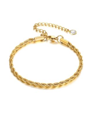 Elegant Gold Rope Bracelet